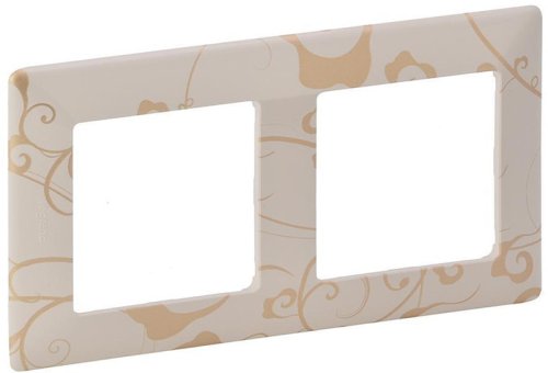 Рамка универсальная Legrand Valena Life 2-м. ампир бежевый картинка